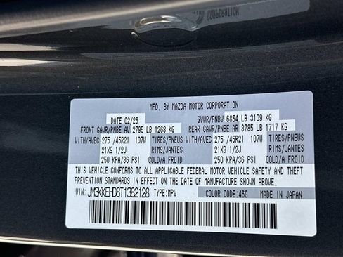 New 2026 MAZDA CX-90 3.3 Turbo w/ Premium Plus Pkg AWD/4WD image 30