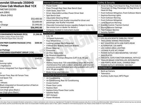 New 2024 Chevrolet Silverado 2500 Custom w/ Custom Convenience Package image 18