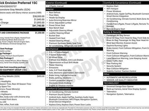 Used 2025 Buick Envision Preferred image 38
