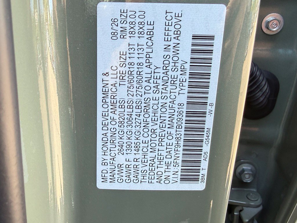 New 2026 Honda Passport TrailSport Elite image 26