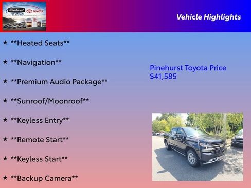 Used 2021 Chevrolet Silverado 1500 High Country w/ Technology Package AWD/4WD image 31