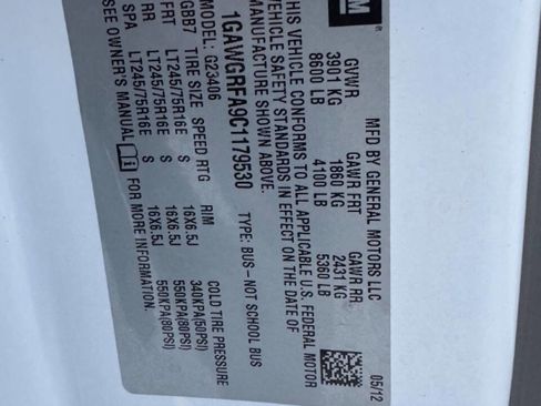 Used 2012 Chevrolet Express 2500 LT w/ LT Preferred Equipment Group image 30