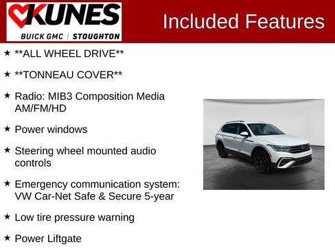 Used 2024 Volkswagen Tiguan SE AWD/4WD image 3