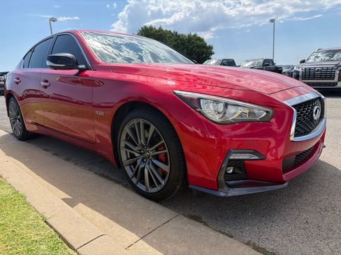 Used 2020 INFINITI Q50 Red Sport 400 w/ Cargo Package AWD/4WD image 3