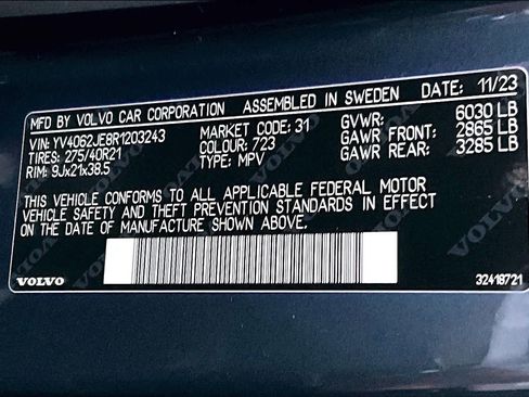 Certified 2024 Volvo XC90 B6 Plus w/ Protection Package Premier image 31