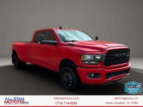 Used 2022 RAM 3500 Lone Star w/ Night Edition AWD/4WD image 1