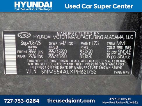 Certified 2023 Hyundai Santa Fe Calligraphy FWD image 46