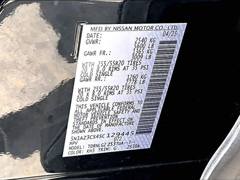 Certified 2025 Nissan Murano SL w/ Cargo Package AWD/4WD image 33