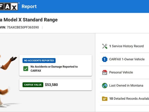 Used 2023 Tesla Model X AWD/4WD image 4