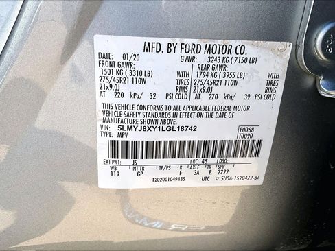 Used 2020 Lincoln Aviator Grand Touring w/ Equipment Group 302A image 34