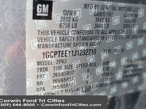 Used 2018 Chevrolet Colorado ZR2 image 15