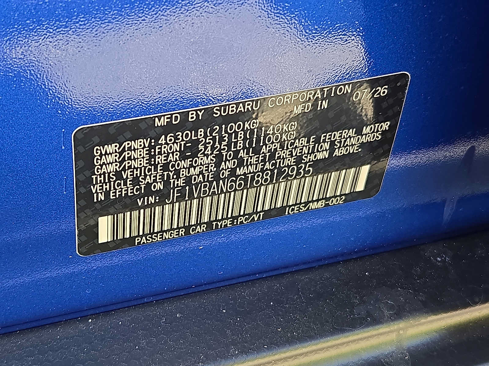 New 2026 Subaru WRX Limited AWD/4WD image 9