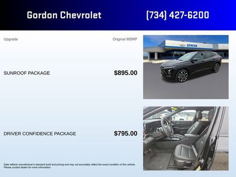 Used 2024 Chevrolet Trax RS w/ Sunroof Package image 5