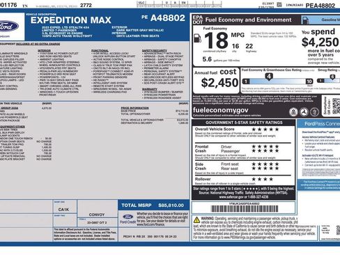 Used 2023 Ford Expedition Max Limited AWD/4WD image 36
