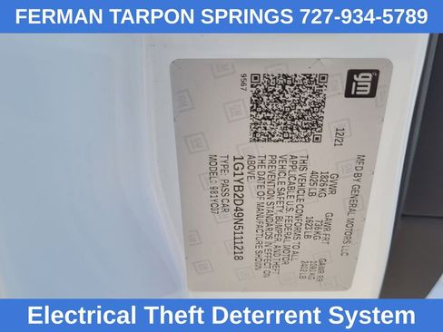 Certified 2022 Chevrolet Corvette Stingray Preferred Cpe w/ Engine Appearance Package image 23