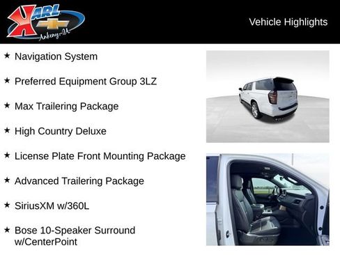 Used 2024 Chevrolet Suburban High Country AWD/4WD image 2
