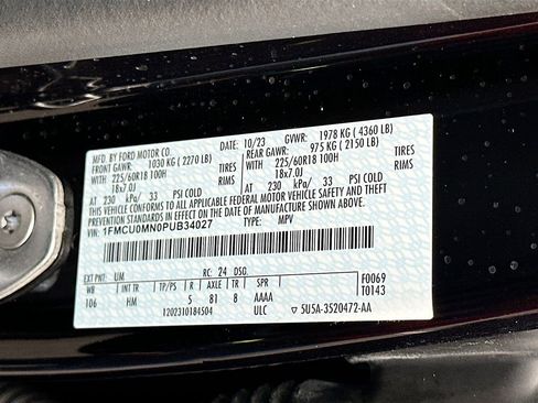 Used 2023 Ford Escape ST-Line w/ Tech Pack #1 image 30