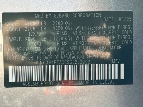 Used 2025 Subaru Outback Premium w/ Popular Package #1 image 21