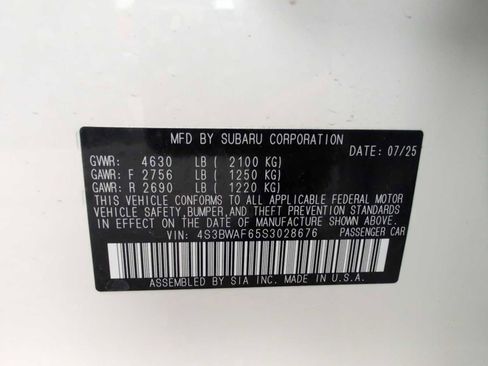 Used 2025 Subaru Legacy Premium w/ Popular Package #1A image 34