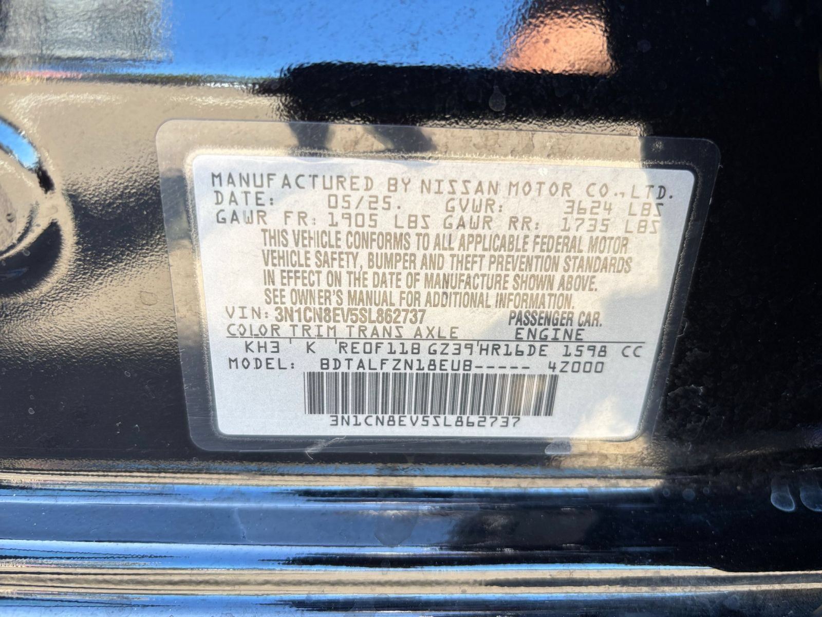 Used 2025 Nissan Versa SV FWD image 26