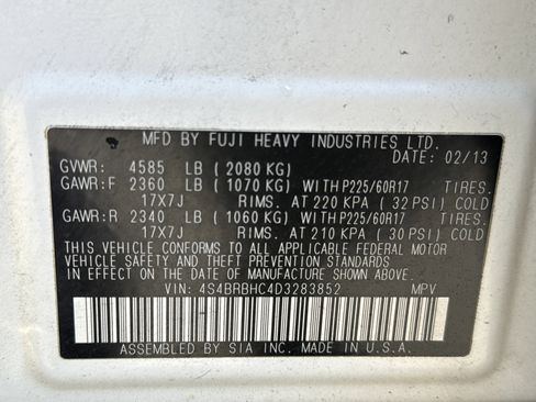 Used 2013 Subaru Outback 2.5i Premium AWD/4WD image 31
