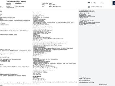 Used 2022 Maserati Ghibli Modena image 5