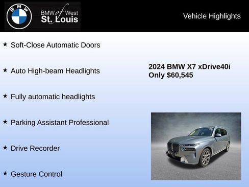 Used 2024 BMW X7 xDrive40i AWD/4WD image 25