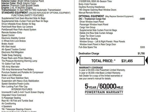 Used 2022 RAM ProMaster City Wagon image 9