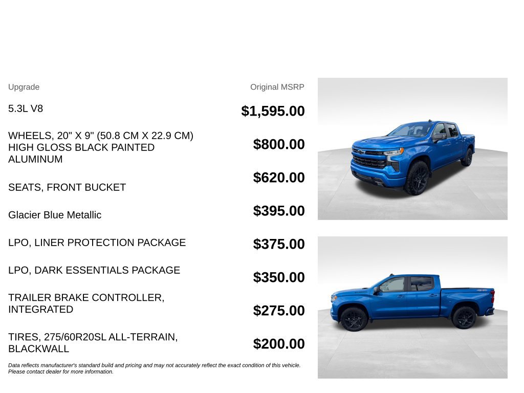 Used 2023 Chevrolet Silverado 1500 RST w/ LPO, Liner Protection Package AWD/4WD image 5