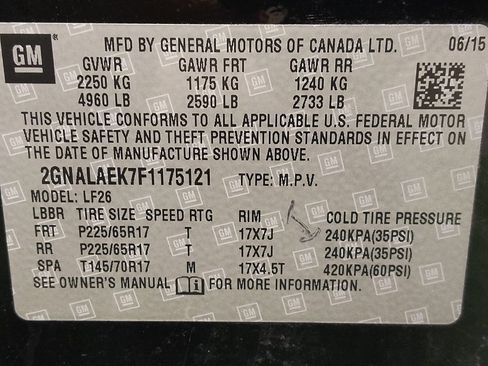 Used 2015 Chevrolet Equinox LS w/ LPO, Protection Package image 33