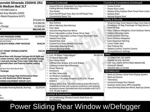 Used 2024 Chevrolet Silverado 2500 ZR2 w/ Technology Package AWD/4WD image 52
