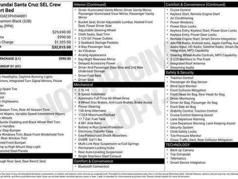 Used 2023 Hyundai Santa Cruz SEL w/ Launch Package AWD/4WD image 28