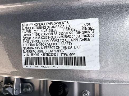 New 2026 Honda Pilot Sport image 21