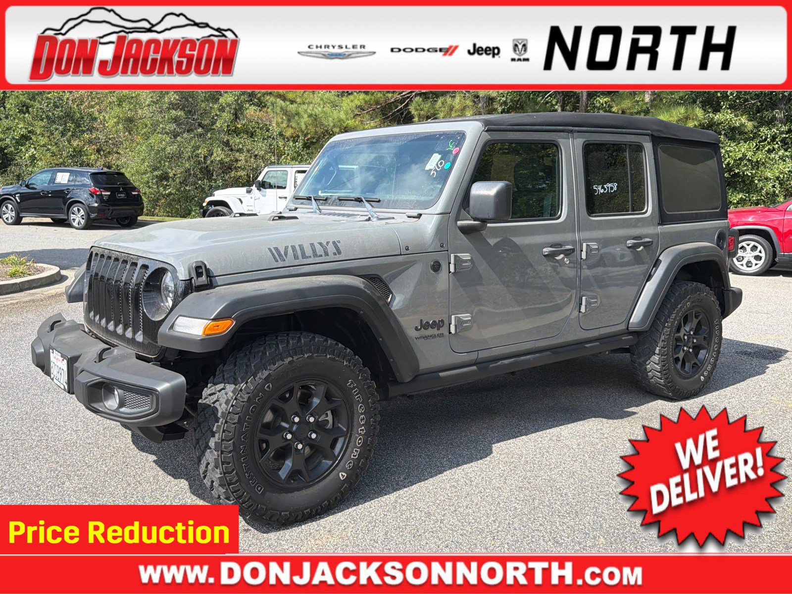 Used 2022 Jeep Wrangler Unlimited Sport AWD/4WD image 1