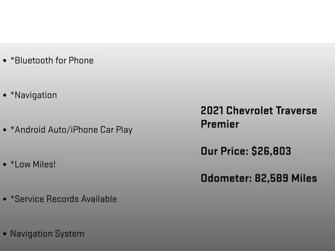 Used 2021 Chevrolet Traverse Premier AWD/4WD image 12