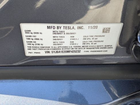 Used 2021 Tesla Model S AWD image 33