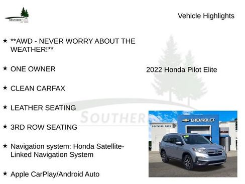Used 2022 Honda Pilot Elite image 7