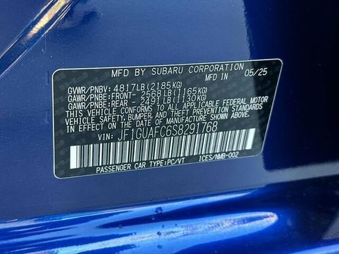 Certified 2025 Subaru Impreza 2.0i Sport image 34