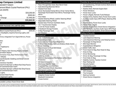 New 2026 Jeep Compass Limited image 3