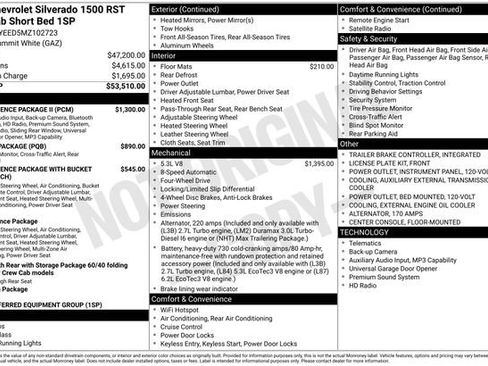 Used 2021 Chevrolet Silverado 1500 RST w/ Convenience Package II AWD/4WD image 39