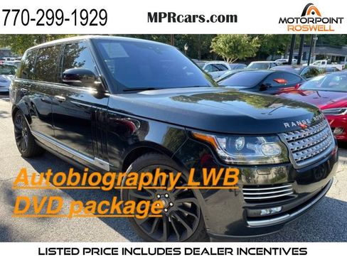 Used 2017 Land Rover Range Rover Long Wheelbase Autobiography AWD/4WD image 1