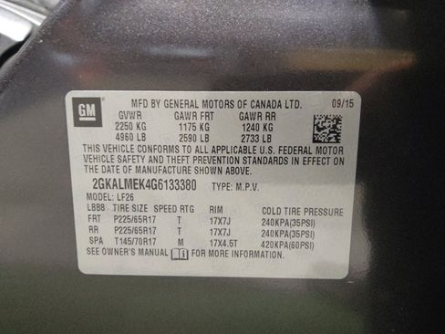 Used 2016 GMC Terrain SLE FWD image 33
