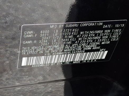 Used 2020 Subaru Ascent Touring AWD/4WD image 29