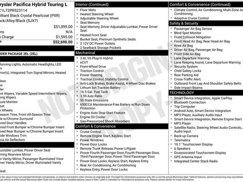 Used 2023 Chrysler Pacifica Touring-L FWD image 7