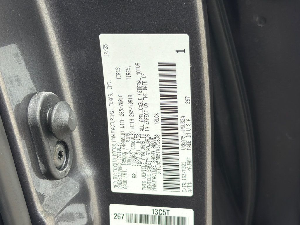 Used 2026 Toyota Tundra SR5 w/ SR5 Convenience Package AWD/4WD image 34