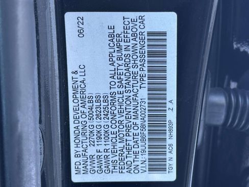 Certified 2022 Acura TLX SH-AWD w/ A-SPEC Pkg image 25