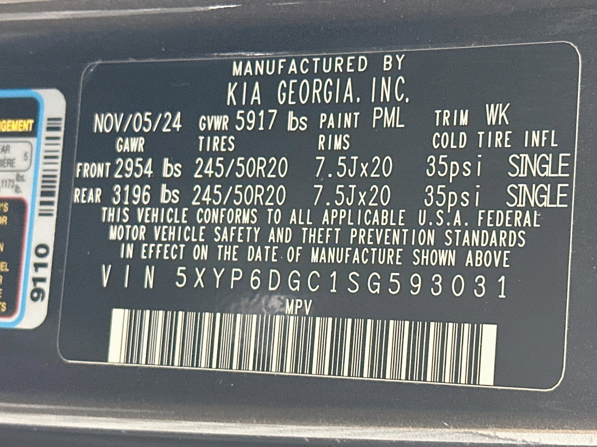 Used 2025 Kia Telluride S AWD/4WD image 12