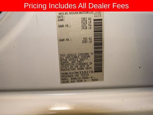Certified 2024 Nissan Altima 2.5 SR FWD image 19