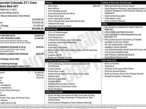 New 2025 Chevrolet Colorado Z71 w/ Midnight Edition AWD/4WD image 5