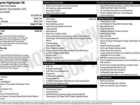 Used 2012 Toyota Highlander SE w/ Tow Pkg image 3